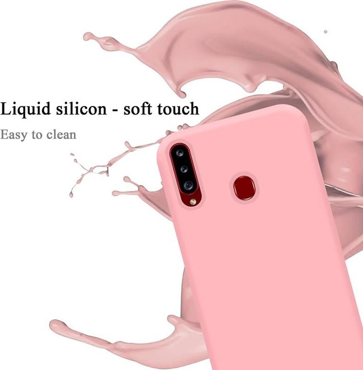 Produktbild Cadorabo TPU Liquid Silicone Case Cover (Samsung Galaxy A20s)