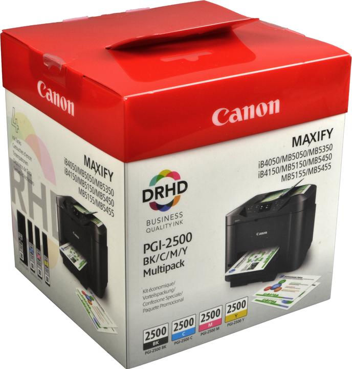 Actual product image Canon PGI-2500 Multipack (C, FC, M, Y, C, FC, M, Y, C, FC, M, Y, C, FC, M, Y)