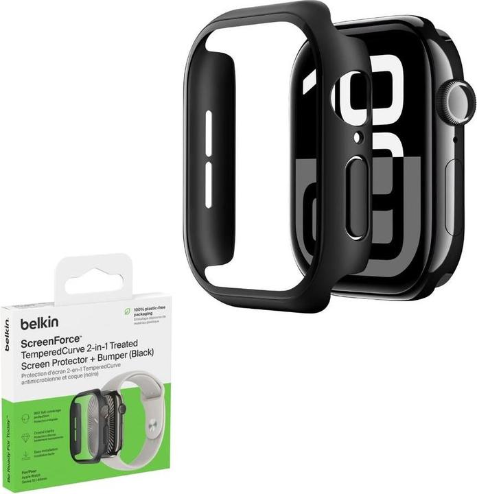 Immagine prodotto Belkin Temperedcurve Bumper Screen Blk 46mm