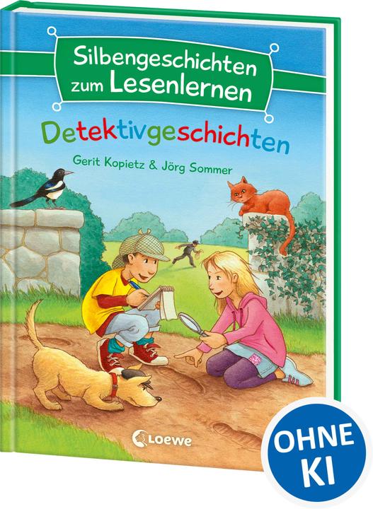 Produktbild Silbengeschichten zum Lesenlernen - Detektivgeschichten (Deutsch, Gerit Kopietz, Jörg Sommer, 2018)