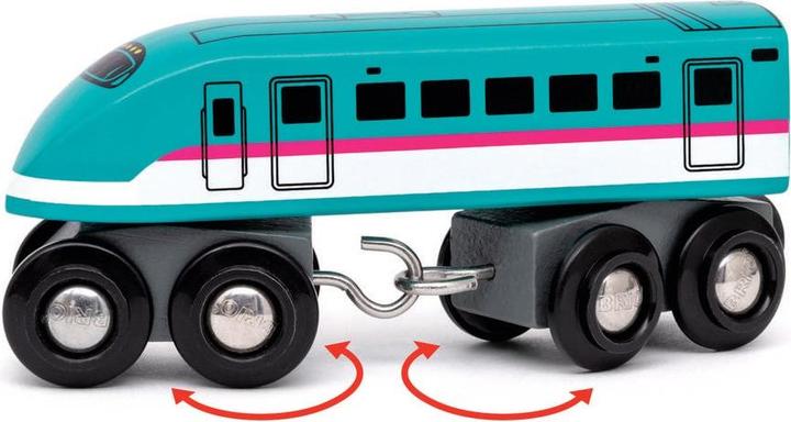 Produktbild Ravensburger BRIO World – 36086 Trains of the World Shinkansen Series E5 Hayabusa Zug | Spielzeugzug für Kinder
