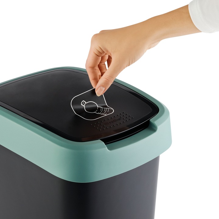 Image du produit Rotho Sac poubelle Twist 25L noir vert foncé (25 l)
