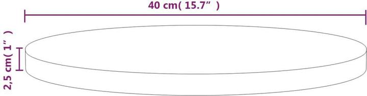 Produktbild VidaXL Kresten (40 x 2.5 x 2.5 cm)