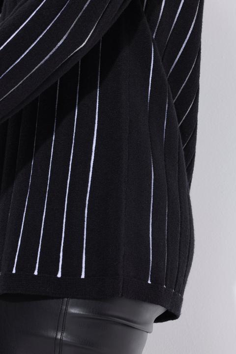 Immagine prodotto Ulla Popken Pullover, Längsstreifen, Slim Fit, Langarm (42, 44)