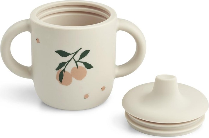Actual product image Liewood Silicone Sippy Cup Neil Peach Sea Shell