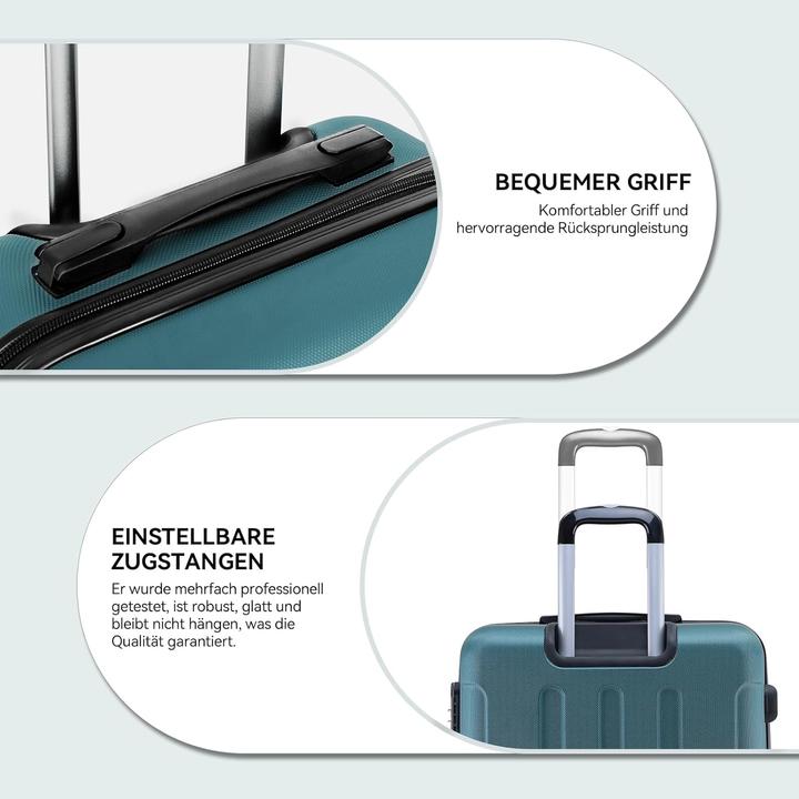 Produktbild Beibye Hartschalen Handgepäckkoffer mit Zwillingsrollen (38 l)