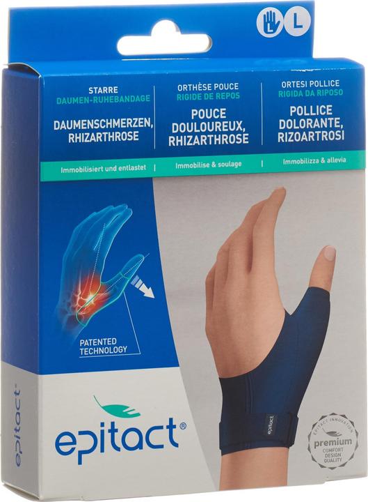 Actual product image Epitact rigid thumb rest bandage L left (L)