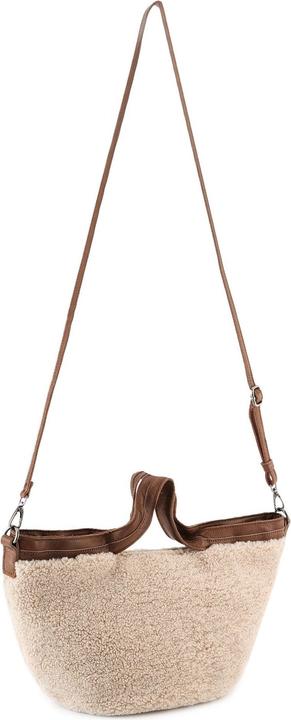 Produktbild FredsBruder Teddy Layer Schultertasche Leder 40 cm