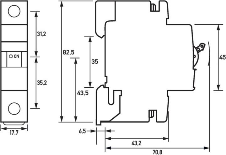Actual product image Doepke Circuit breaker DLS6H B20A 6KA