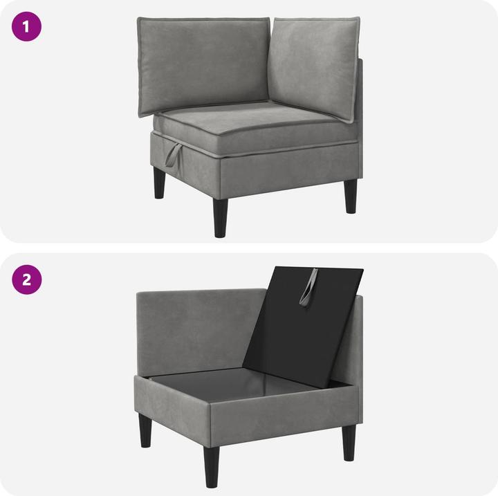Produktbild vidaXL Modernes Sofa (Ecksofa)