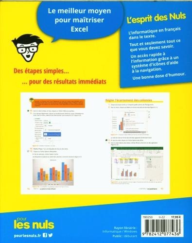 Produktbild Excel pour les nuls : compatible Excel 2021, Microsoft 365 et LTSC (Französisch, Jolivart Bernard, 2022)