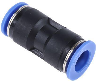 Produktbild RS PRO Gerader Einsteckadapter, Rohr-zu-Rohr, Kunststoff, 9,9 kgf/cm², 990 kPa