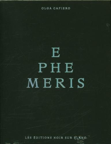 Noir Handmade Ephéméris (Français, Cafiero Olga, 2025)