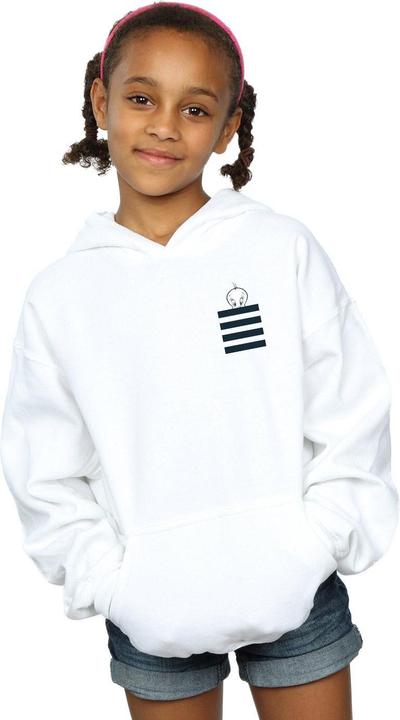 Immagine prodotto Looney Tunes Tweety Pie Striped Faux Pocket Felpa con Cappuccio Ragazze (116)