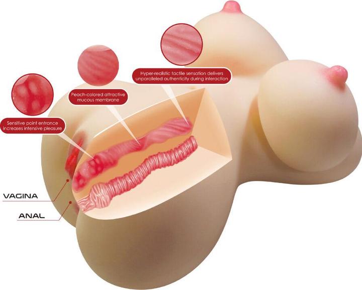 Actual product image Crazy Bull - Fiona Realistischer Weiblicher Torso Vagina Und Anal 7,1 kg