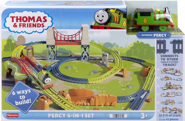 Actual product image Fisher-Price Fisher Price Tomek i Przyjaciele Piotruś Zestaw torów 6 w 1 HHN26