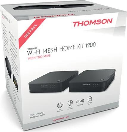 Produktbild Thomson sada 2 Wi-Fi Mesh Home Kit 1200/ Wi-Fi 802.11a/b/g/n/ac/ 1200 Mbit/s/ 2,4GHz a 5GHz/ 3x LAN