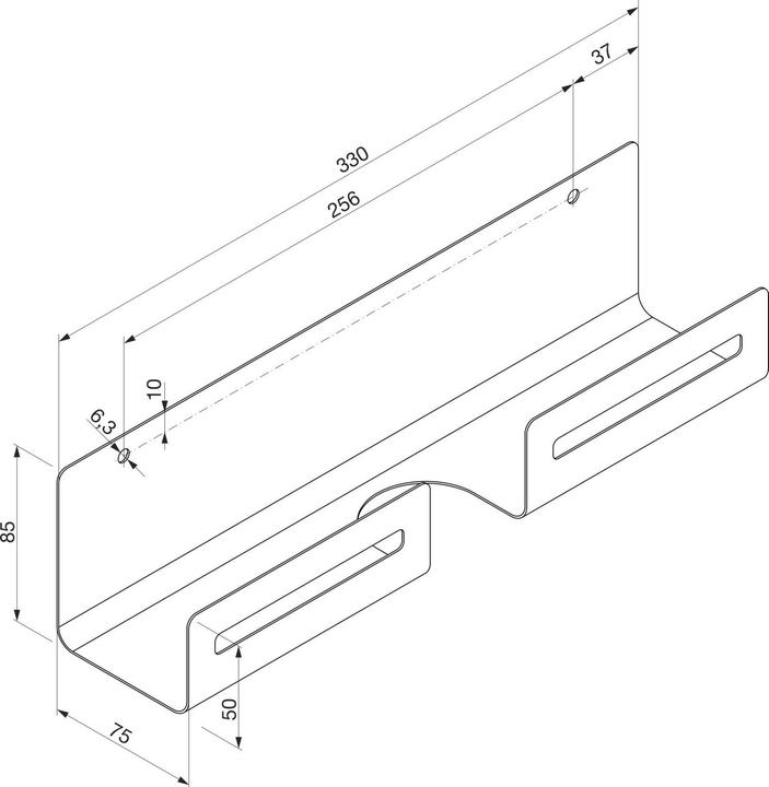 Peka Metall Besenhalterset Libell (1 Stk.)
