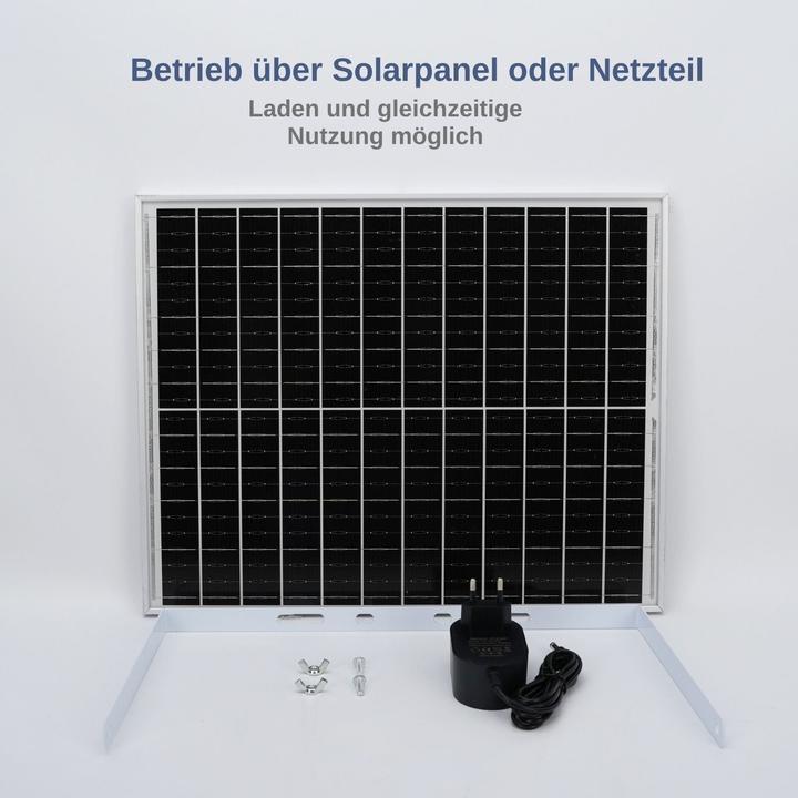 Produktbild Hermex Solarventilator Outdoor-Ventilator Bodenventilator Camping-Ventilator (40 dB)