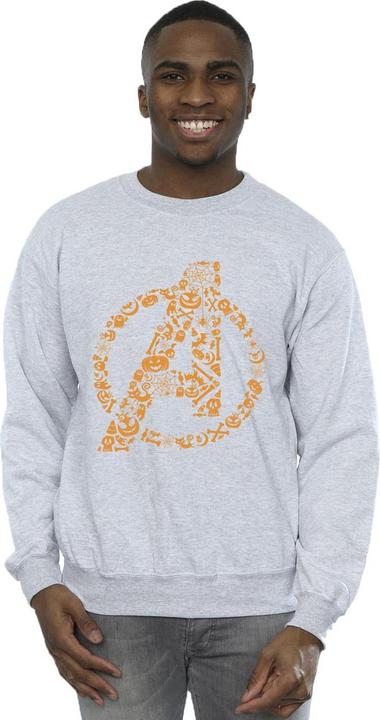 Actual product image Mens Avengers Halloween Logo Sweatshirt (M)