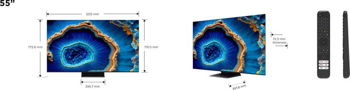 Produktbild TCL 55C809 (55", QLED, 4K, 2023)