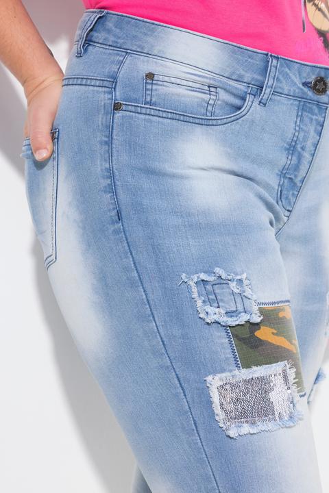 Immagine prodotto Angel of Style 7/8-Jeans Amy, Straight Fit, Camouflage-Patches (48)