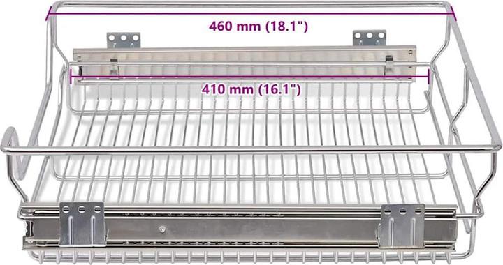 Produktbild vidaXL Aldare (2 x, 57 x 46 x 13 cm)