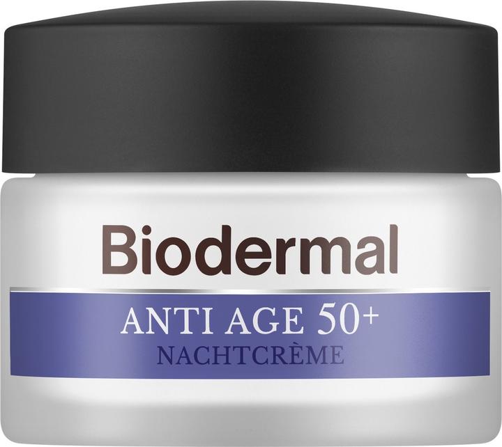 Bioderma Biodermal Anti Age Night Cream 50+ - Nachtcreme mit Niacinamid & Sheabutter - Hilft, Falten zu (50 ml, Nachtcreme)