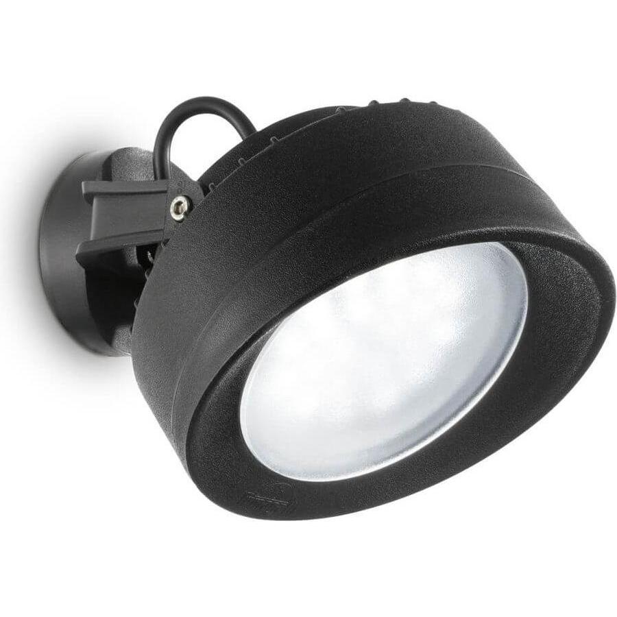 Ideal lux, Gartenbeleuchtung, LITIO GX53 Wandleuchte 10W dimmbar Schwarz IP66 CCT einstellbare Lichtfarbe 145341 (GX53, ...