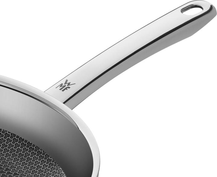Produktbild WMF Edelstahlpfanne Bratpfanne 28cm Wender Profi Resist Induktion beschichtet (Bratpfanne, Edelstahl, 28 x 6 cm)
