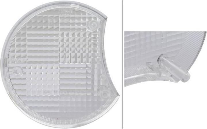 Produktbild Hella Lichtscheibe Blinkleuchte vorne links für AGCO