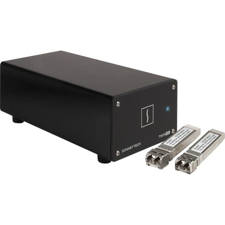 Sonnet Adattatore Doppio 10G Sfp28 Tb3 A Doppio 10 Gb Ethernet (Thunderbolt 3), Scheda Di Rete