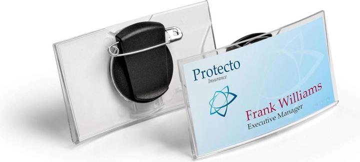Produktbild Durable Namensschild konvex, Acryl
