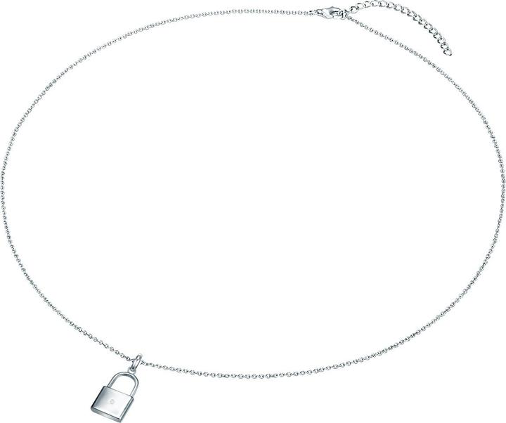 Produktbild Lulu & Jane Schloss Sterling Silber Diamant silber 42,0 cm Basiskette + 5,0 cm Verlängerung - 33476 (000 rhodiniert, Sterling Silber 925, 42 - 47 cm)