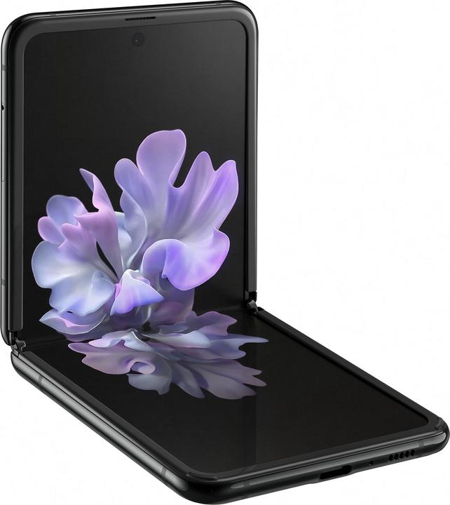Produktbild Samsung Galaxy Z Flip (256 GB, Black Mirror, 6.70", SIM + eSIM, 12 Mpx, 4G)
