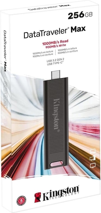 Actual product image Kingston DataTraveler Max (256 GB, USB-C, USB 3.2 Gen 2)