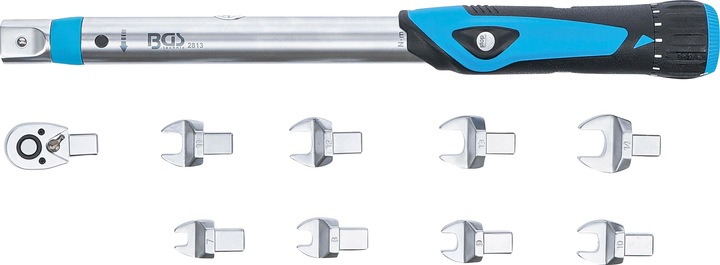 Produktbild BGS Drehmomentschlüssel-Satz 6,3 mm (1/4") 10 - 50 Nm 10-tlg. (1/4", 10 Nm, 50 Nm)