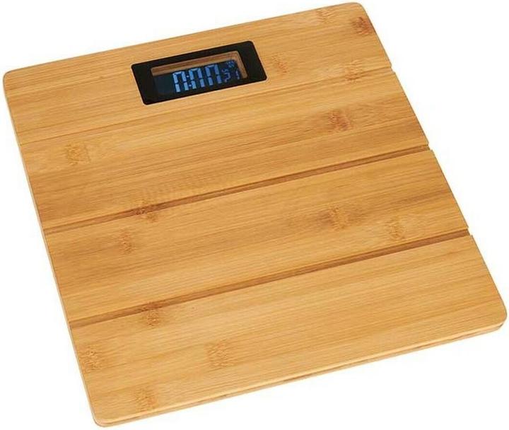 Immagine prodotto Berilo bilancia digitale in bambù 30x30cm (150 kg)
