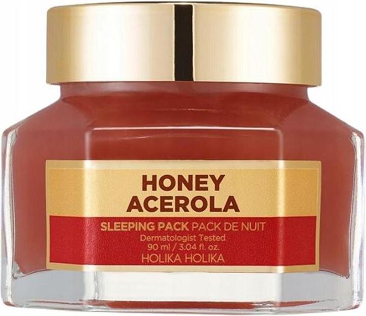 Image du produit Holika Holika Honey Sleeping Pack Masque de nuit au miel et à l'acérola 90Ml (90 ml)