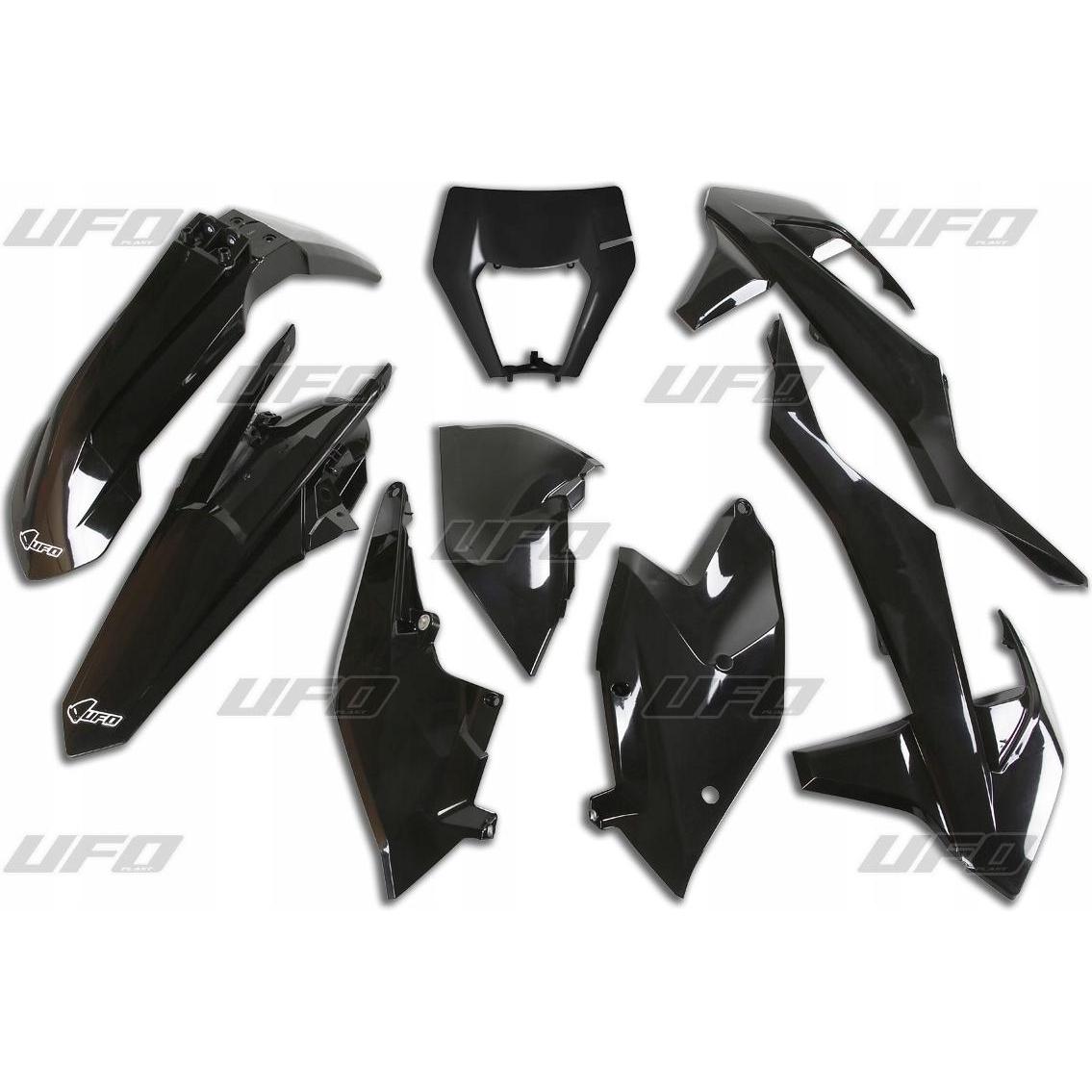 Ufo Plast UFO Plastik-Kit Schwarz KTM EXC 300 (61602589)