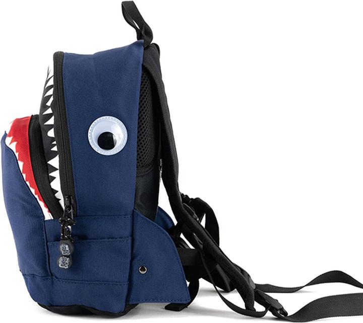 Actual product image Pick & Pack Shark Shape Backpack (22 x 31 x 11 cm) - Navy