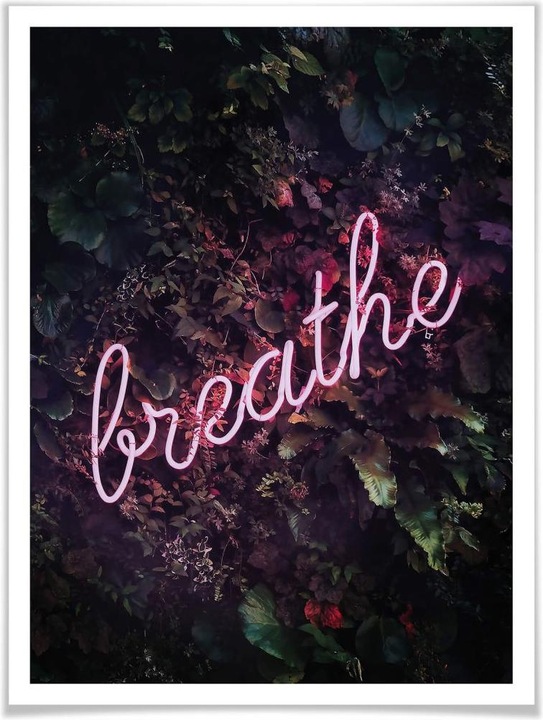 Image du produit Trenddeko enseigne lumineuse : Respire (60 x 80 cm)