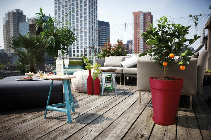 Actual product image Elho Loft Urban Coaster Round