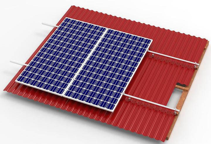 Produktbild Revolt Dachmontage-Set Solar Module, 34-teilig