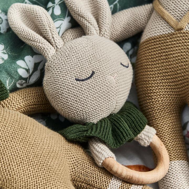 Actual product image Loberon Spielzeugring Cuddlecloud beige/grün (20 cm)