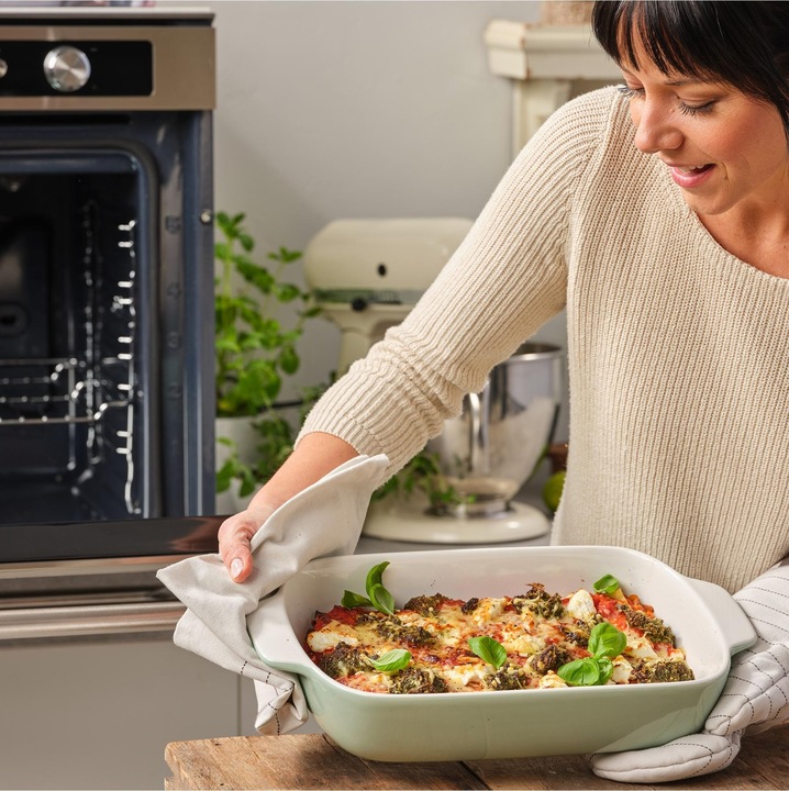 Immagine prodotto KitchenAid Ciotola da forno con coperchio in bambù - grande - pistache groen