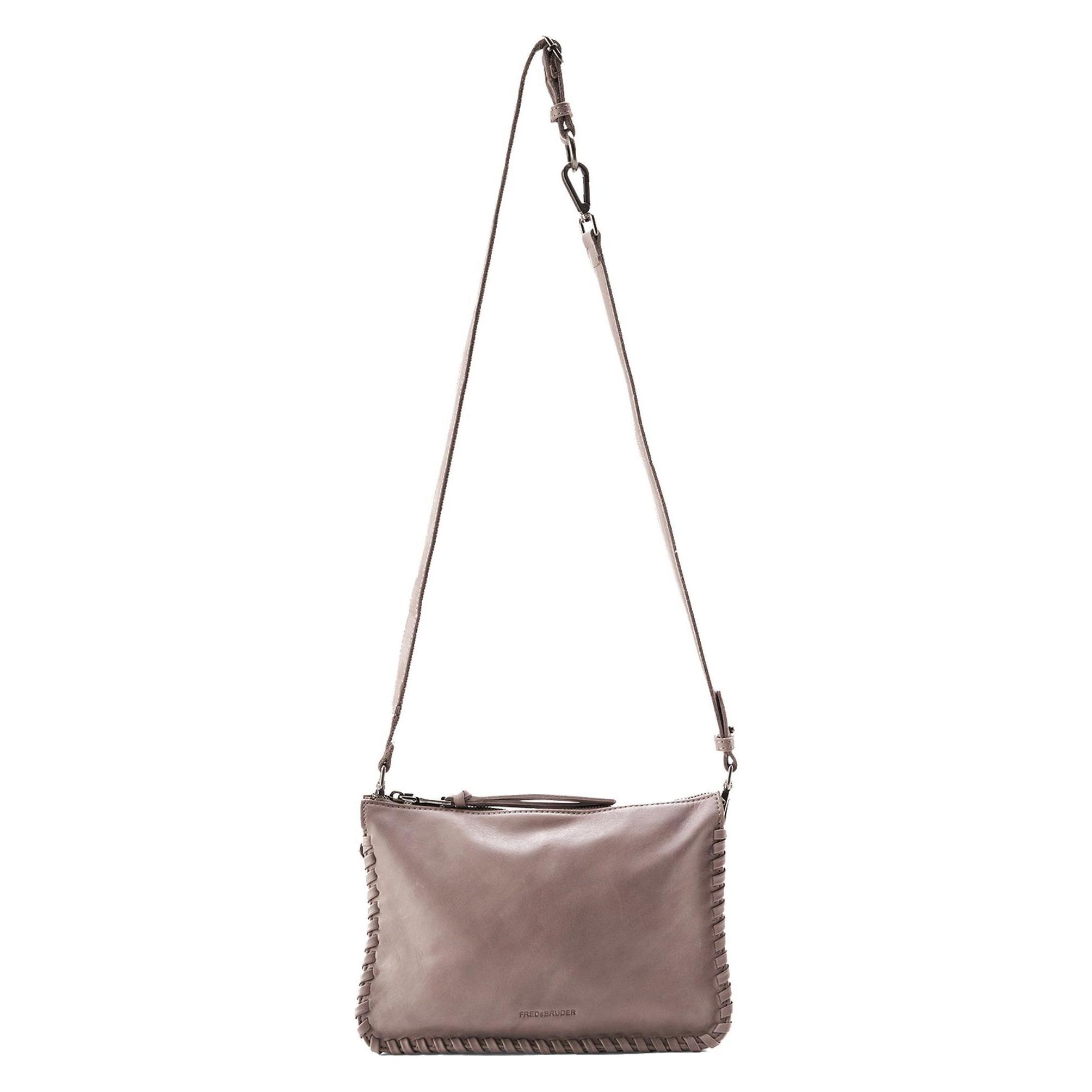 FredsBruder, Damen, Handtasche, Calm Umhängetasche Leder 27 Cm, Beige