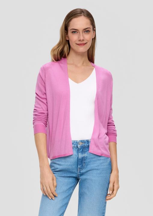 Produktbild s.Oliver Strickjacke Feinstrick-Cardigan aus reiner Viskose (36)