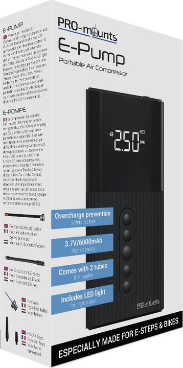 Produktbild PRO-mounts E-Pumpe für E-Tretroller / E-Bike