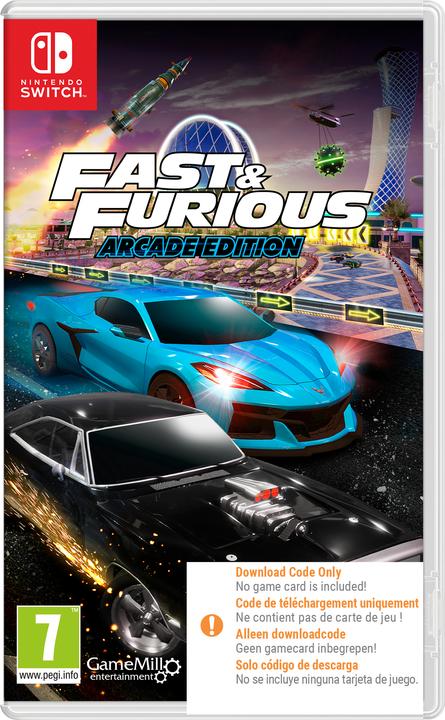 Image du produit Mindscape Fast and Furious: Arcade Edition (Code in Box) (Switch, EN)